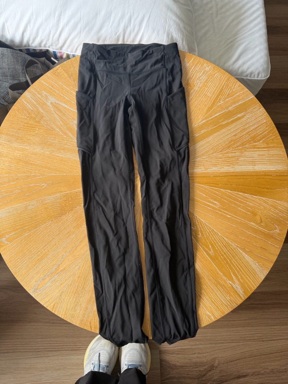 lululemon athletica Black High-Waist Performance Leggings with Side Pockets
